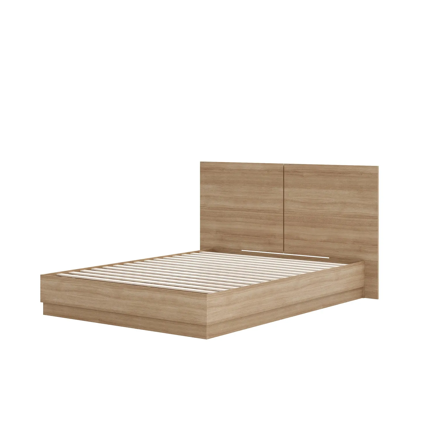 Grand lit plateforme avec tête de lit (60") - Nexera