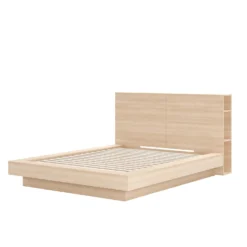 Grand lit plateforme avec tête de lit (60") - Nexera