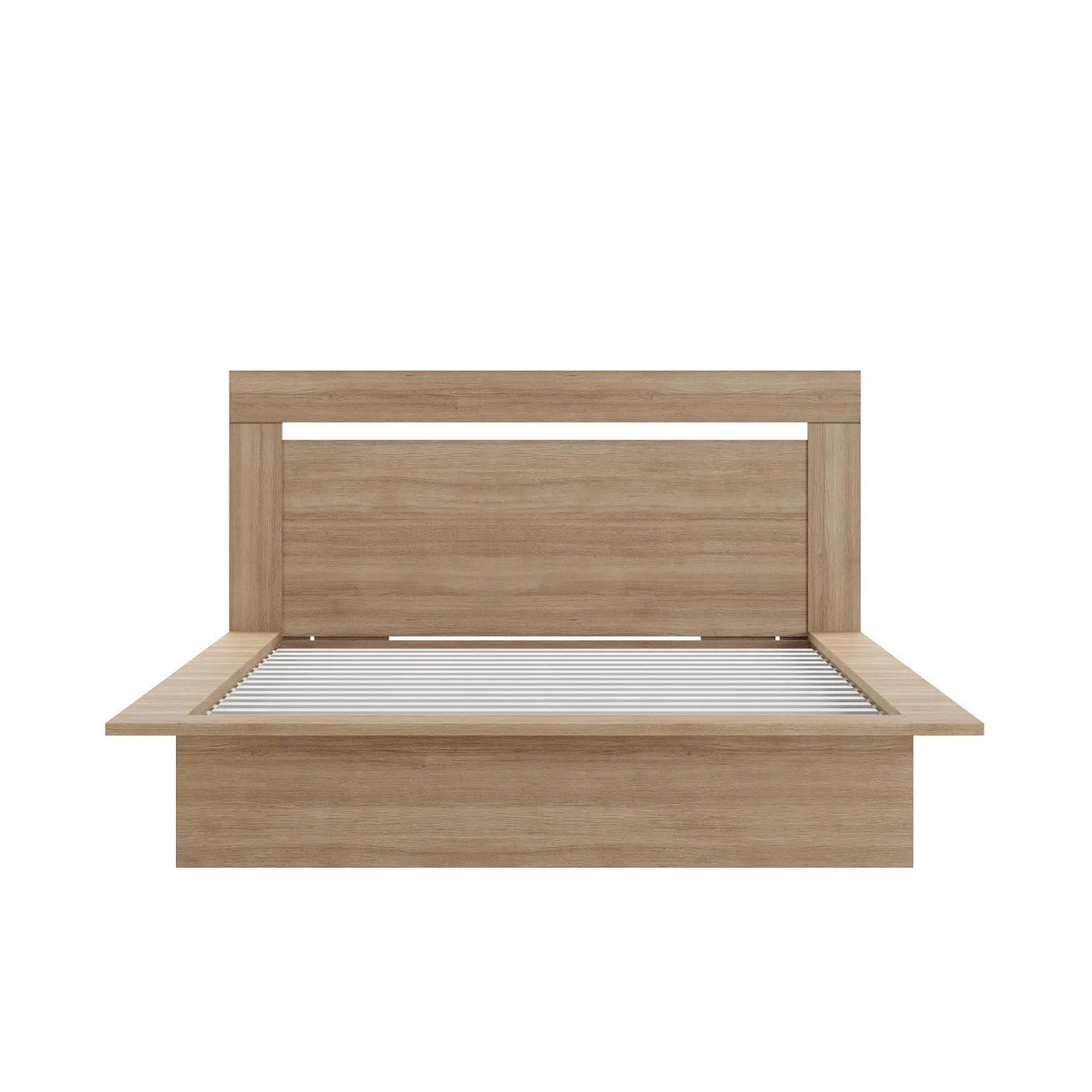 Grand lit plateforme avec tête de lit (60") - Nexera