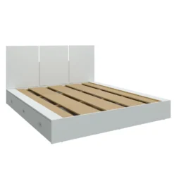 Grand lit plateforme avec tête de lit (60'')
