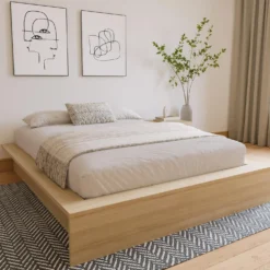 Grand lit plateforme (60