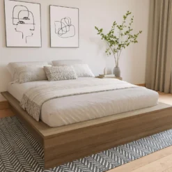 Grand lit plateforme (60