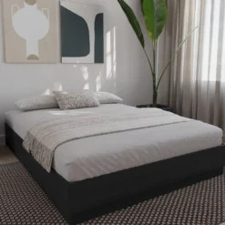 Grand lit plateforme (60