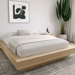 Grand lit plateforme (60