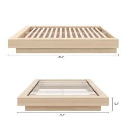 Grand lit plateforme (60