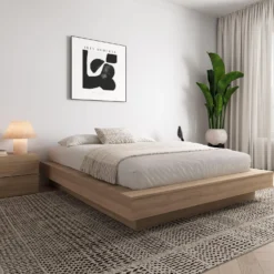 Grand lit plateforme (60