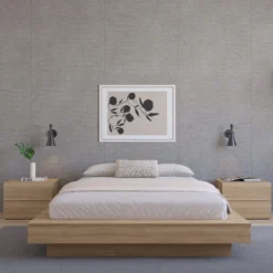 Grand lit plateforme (60