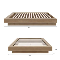 Grand lit plateforme (60