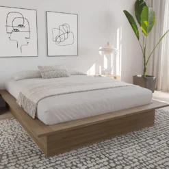 Grand lit plateforme (60