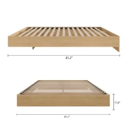 Grand lit plateforme (60