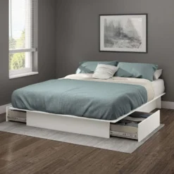Grand lit plateforme (60
