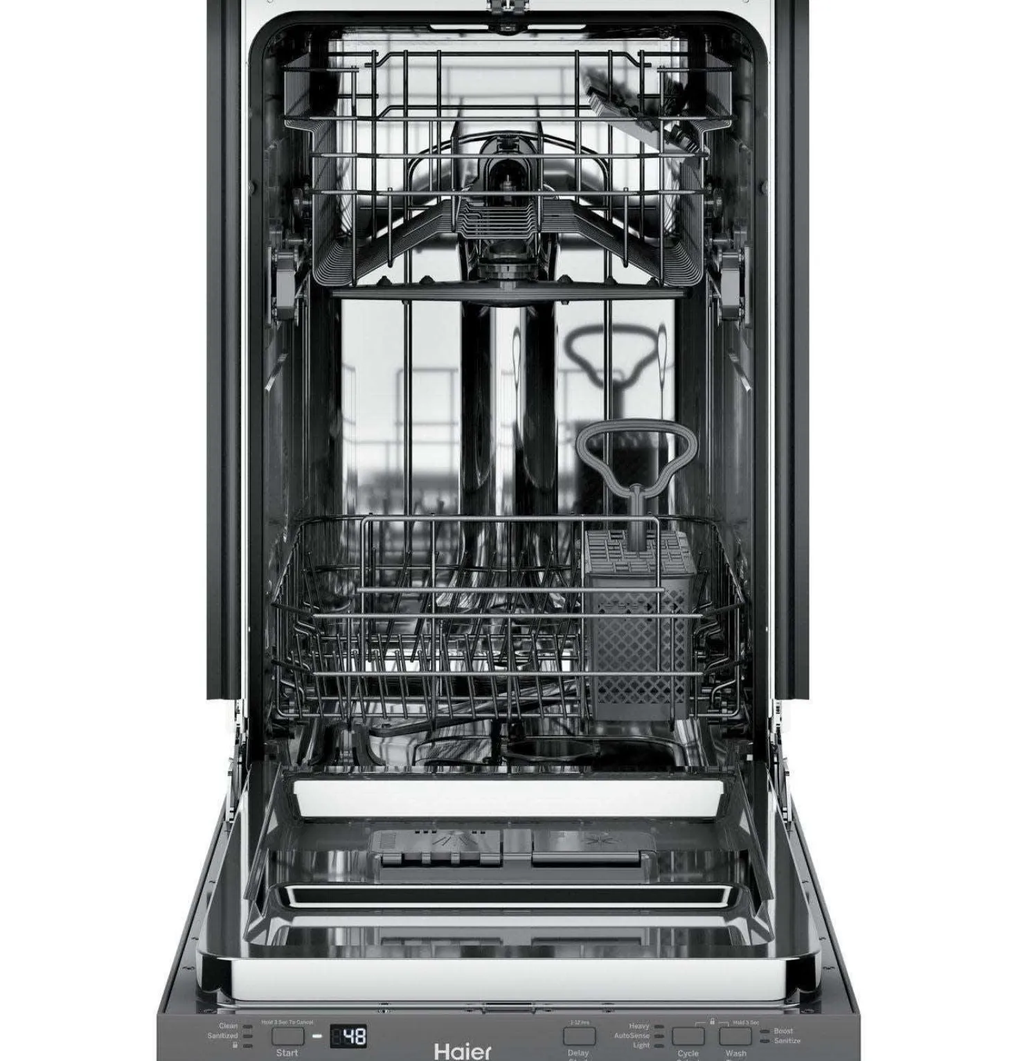 HAIER Lave-vaisselle 18 po Encastré Acier inoxydable 18" 47dB - QDT125SSLSS