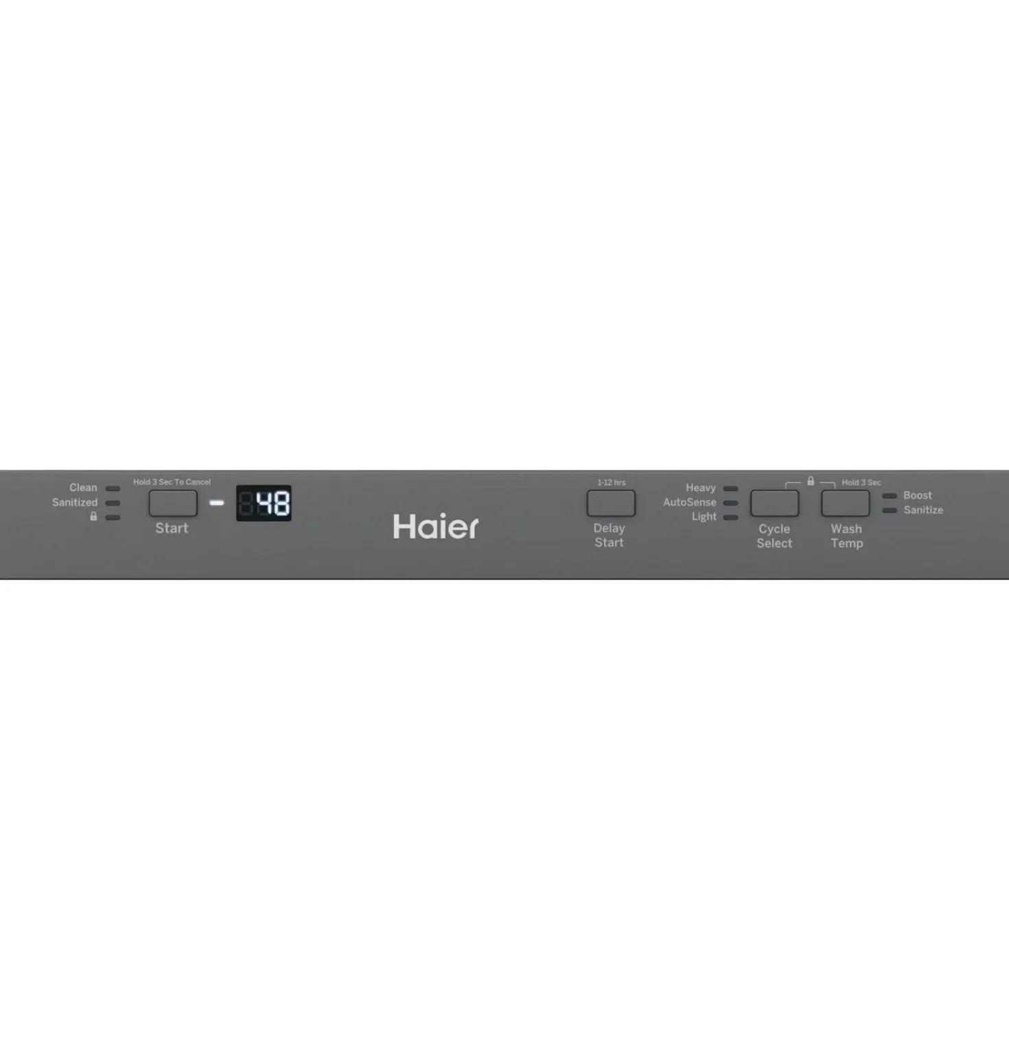 HAIER Lave-vaisselle 18 po Encastré Acier inoxydable 18" 47dB - QDT125SSLSS