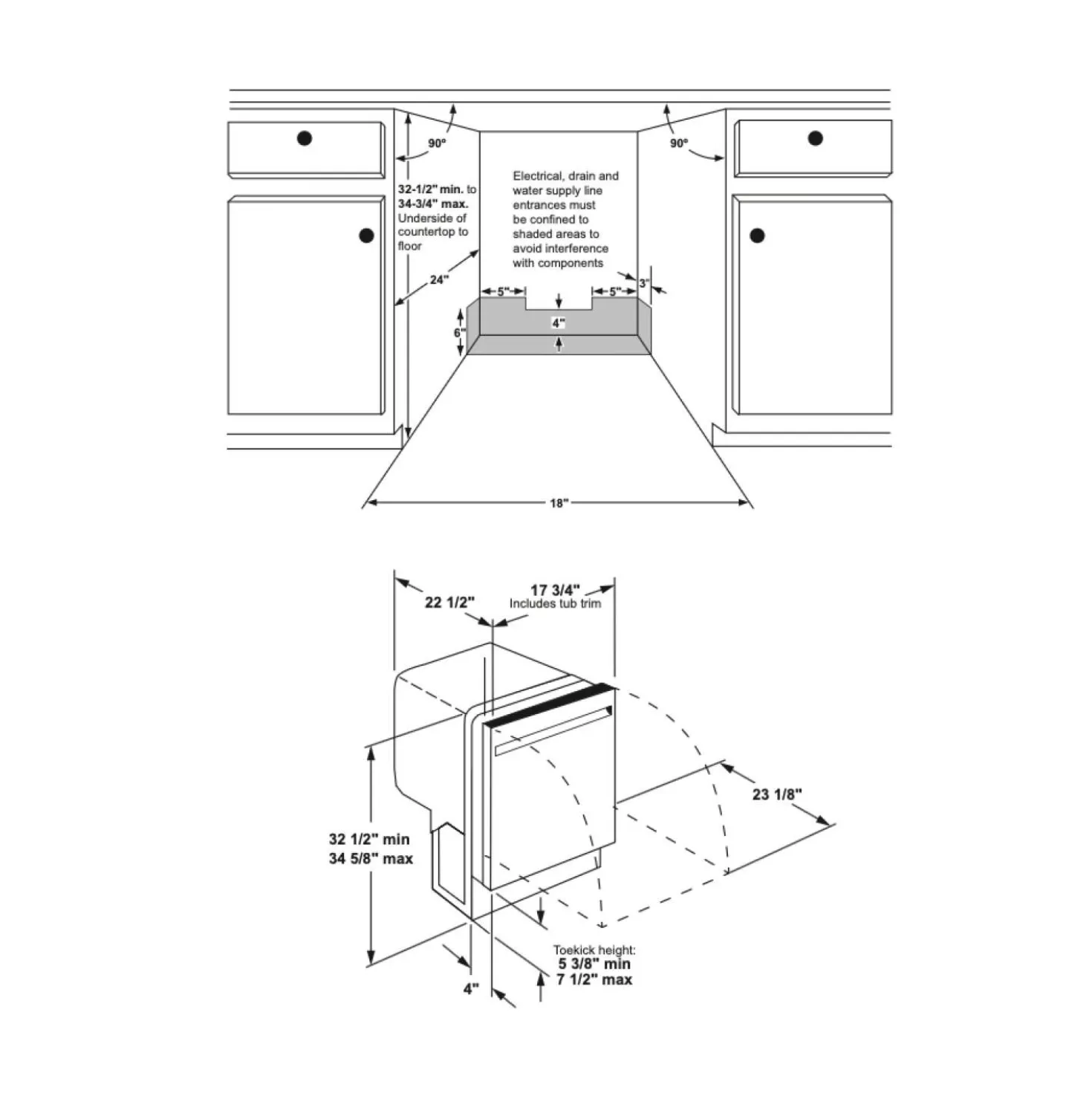 HAIER Lave-vaisselle 18 po Encastré Acier inoxydable 18" 47dB - QDT125SSLSS