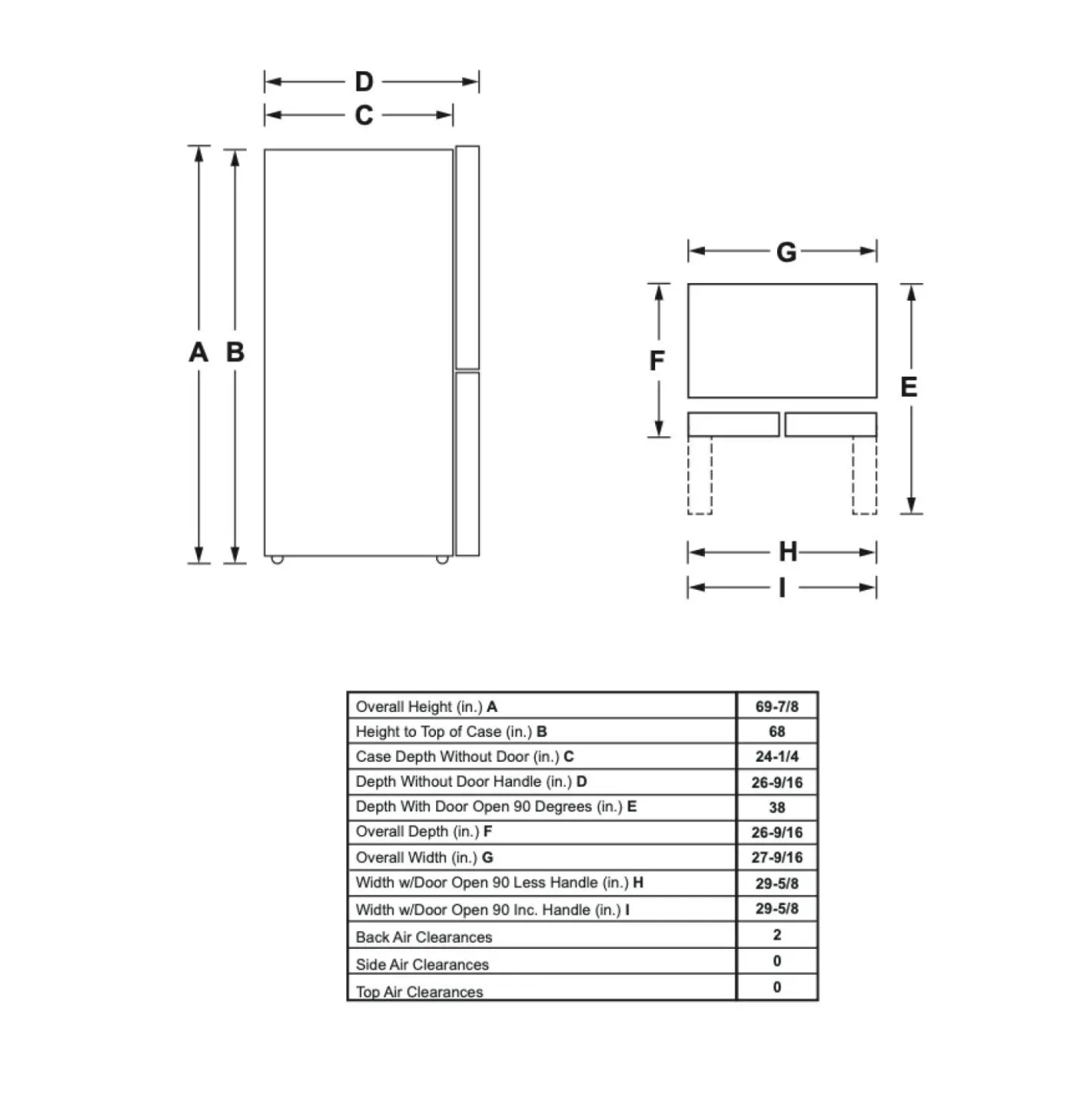 HAIER Réfrigérateur 14,5 pi3 28 po Inox Portes françaises - QJS15HYRFS