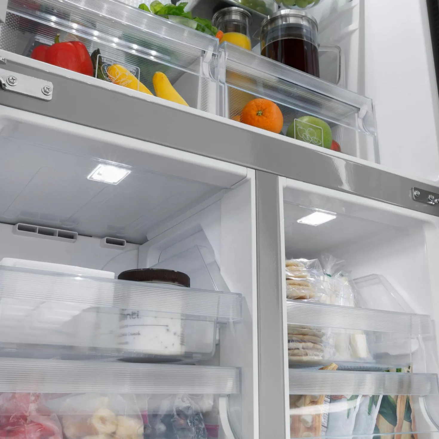 HAIER Réfrigérateur 16,8 pi3 33 po Inox Portes françaises - QHE16HYPFS