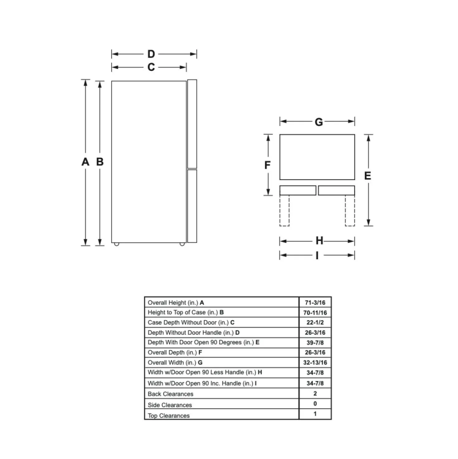 HAIER Réfrigérateur 16,8 pi3 33 po Inox Portes françaises - QHE16HYPFS