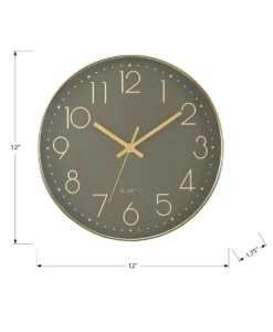 Horloge murale 12