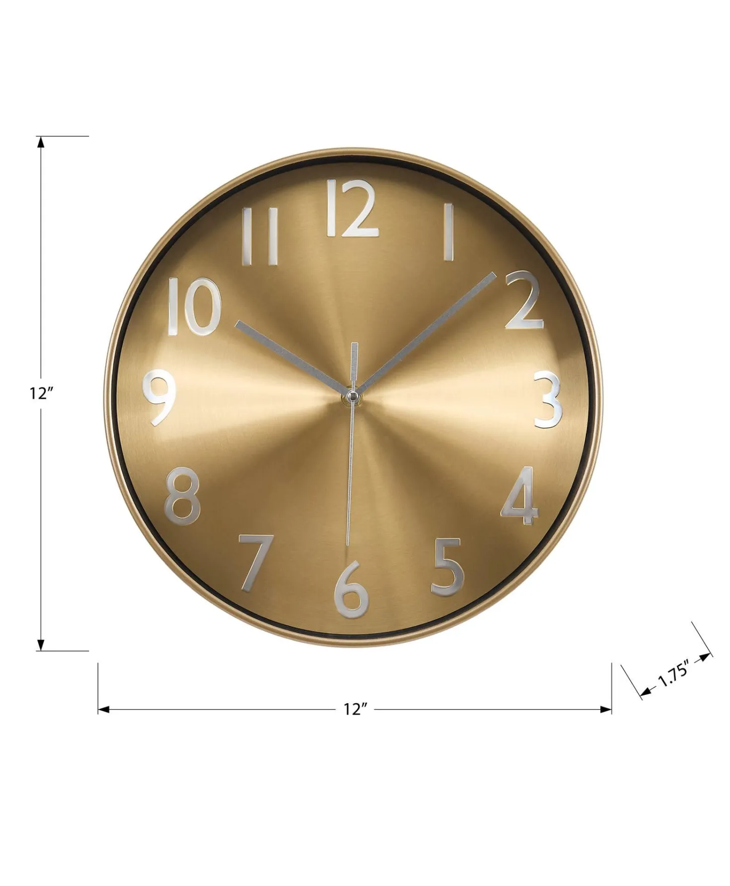 Horloge murale 12"