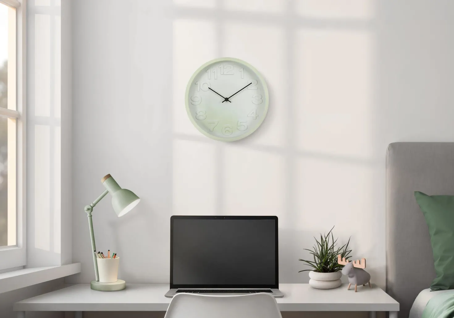 Horloge murale 12"