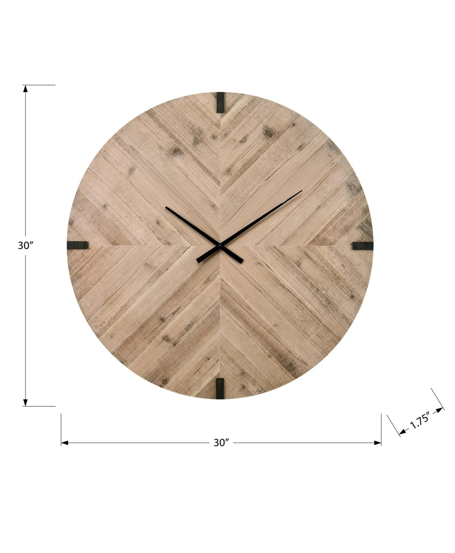 Horloge murale avec lumière del 30"