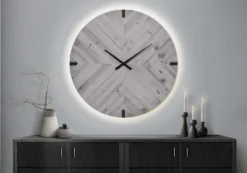 Horloge murale avec lumière del 30"