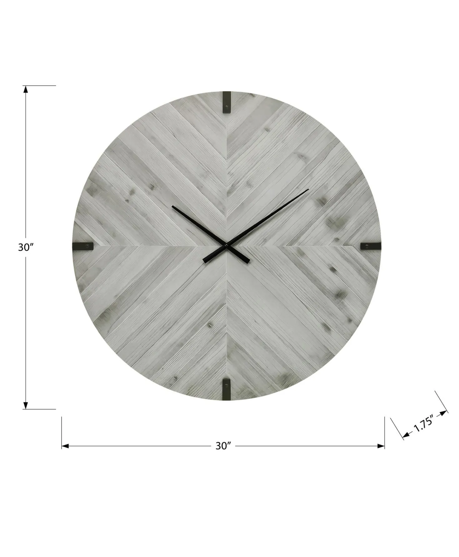 Horloge murale avec lumière del 30"