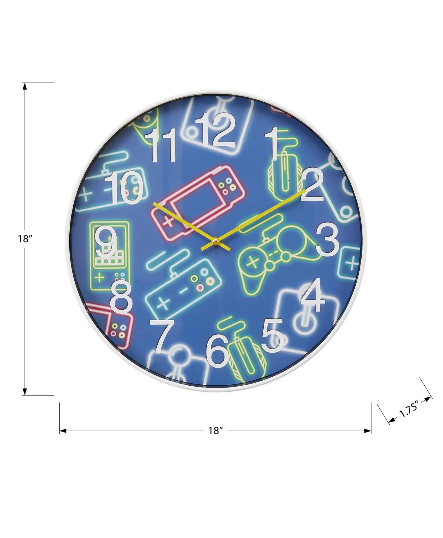 Horloge murale pour enfants 18"