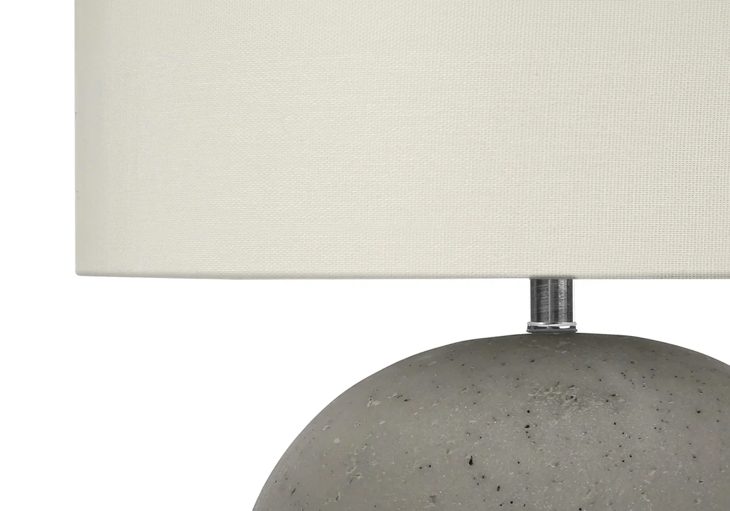 Lampe de table 20"H en béton
