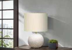 Lampe de table 20"H en béton