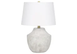 Lampe de table 20"H en béton