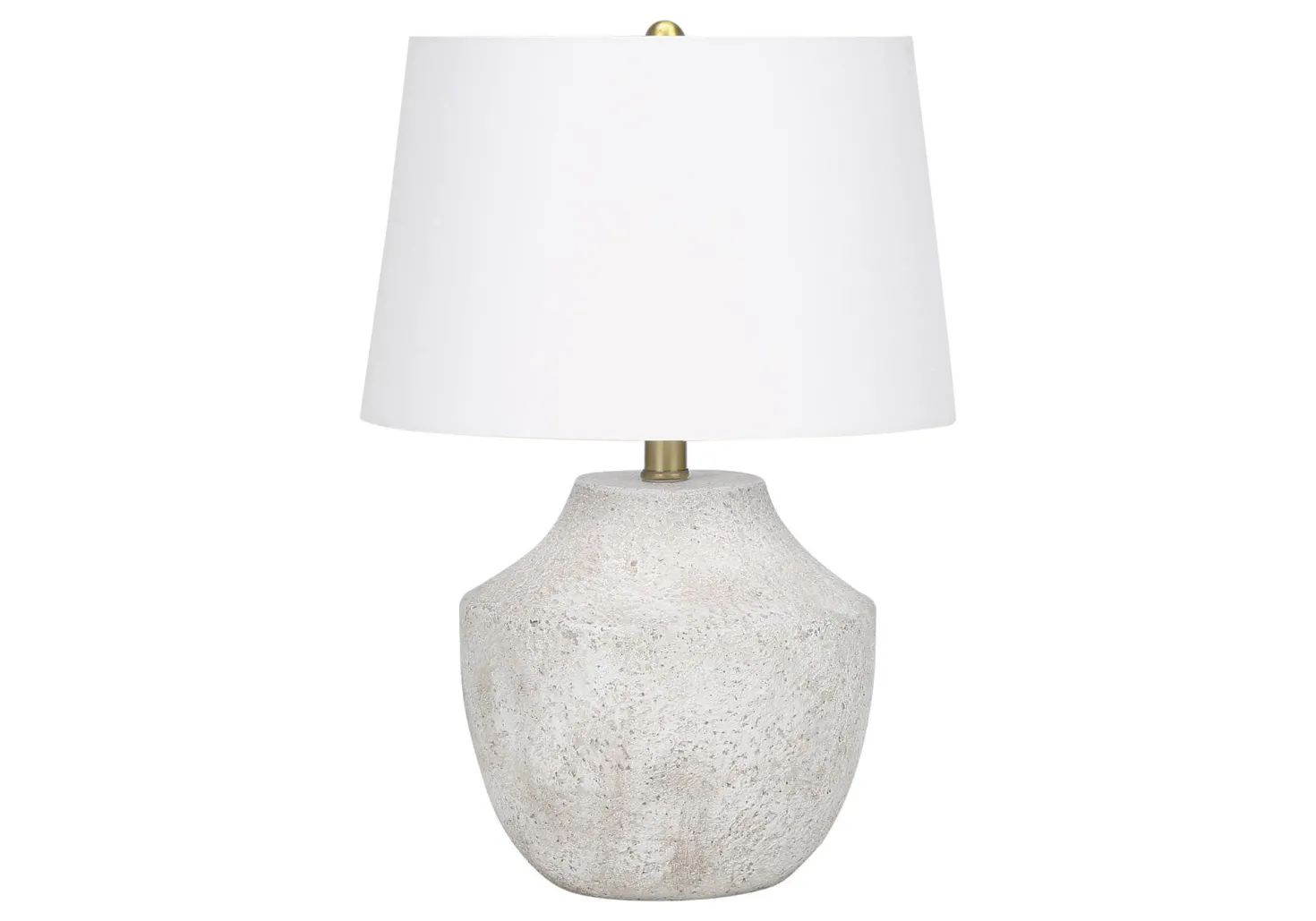 Lampe de table 20"H en béton