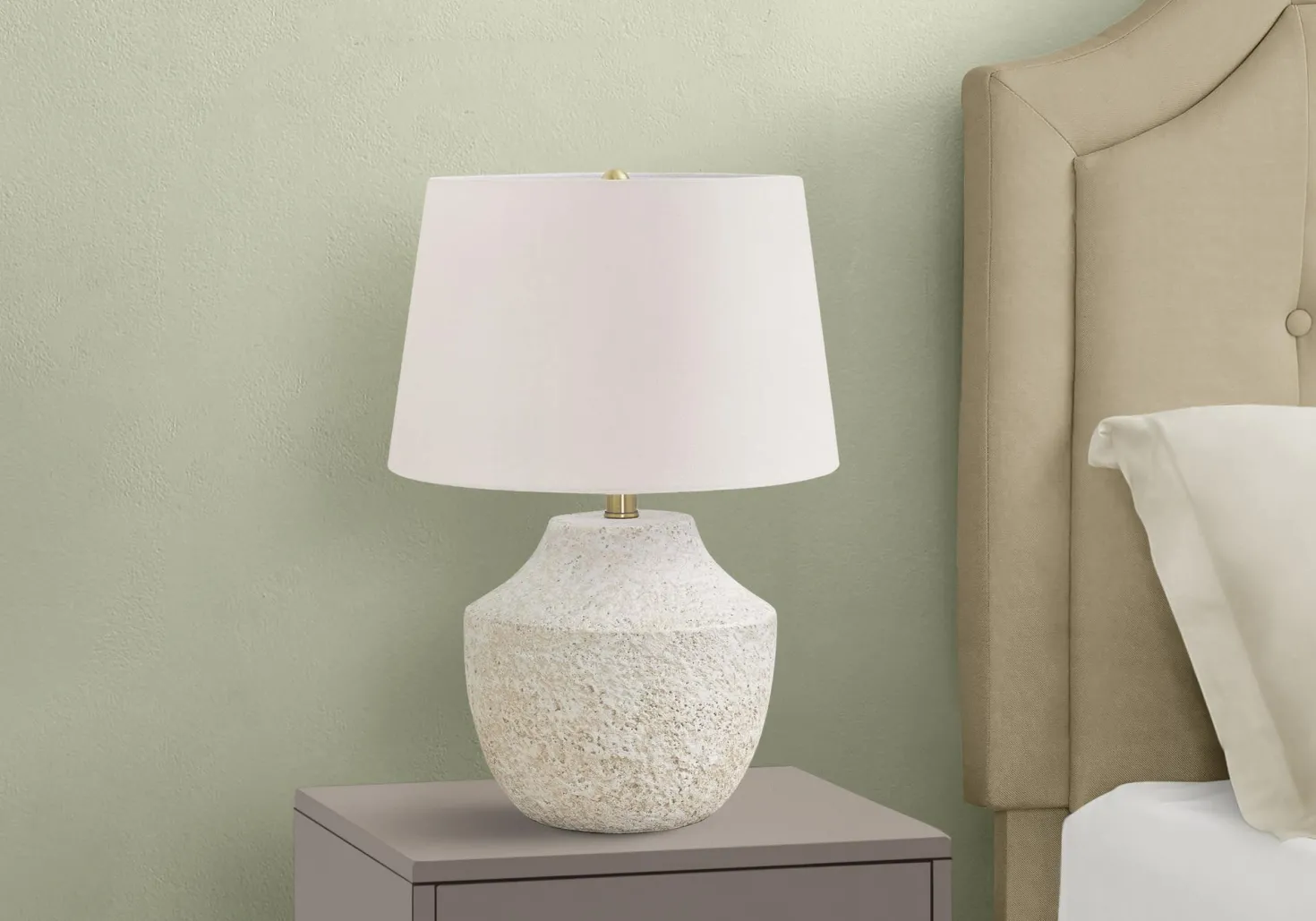 Lampe de table 20"H en béton