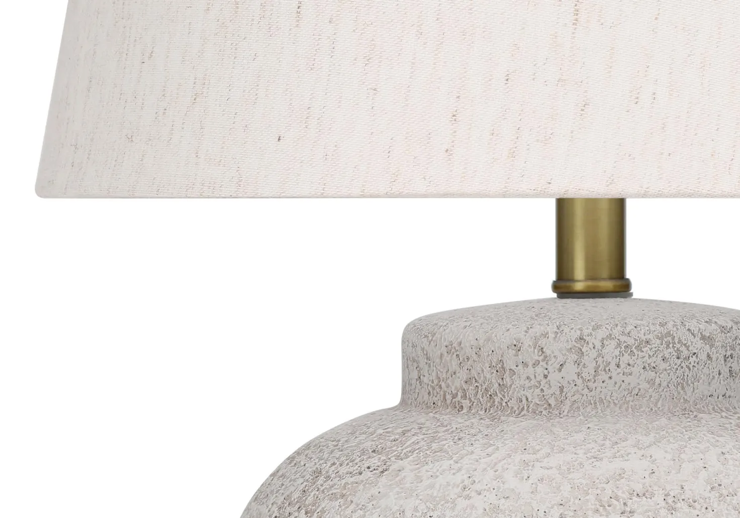 Lampe de table 22"H en béton