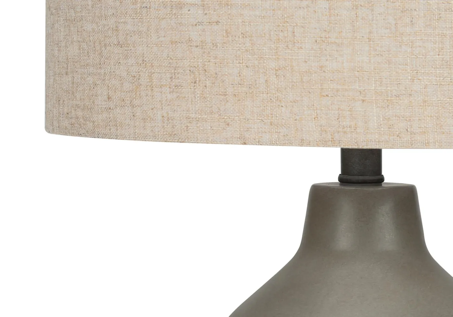 Lampe de table 24"H en béton