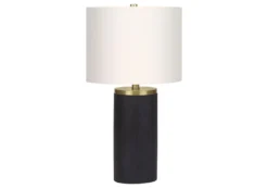 Lampe de table 24"H en béton