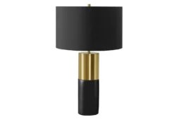 Lampe de table 25"H en béton
