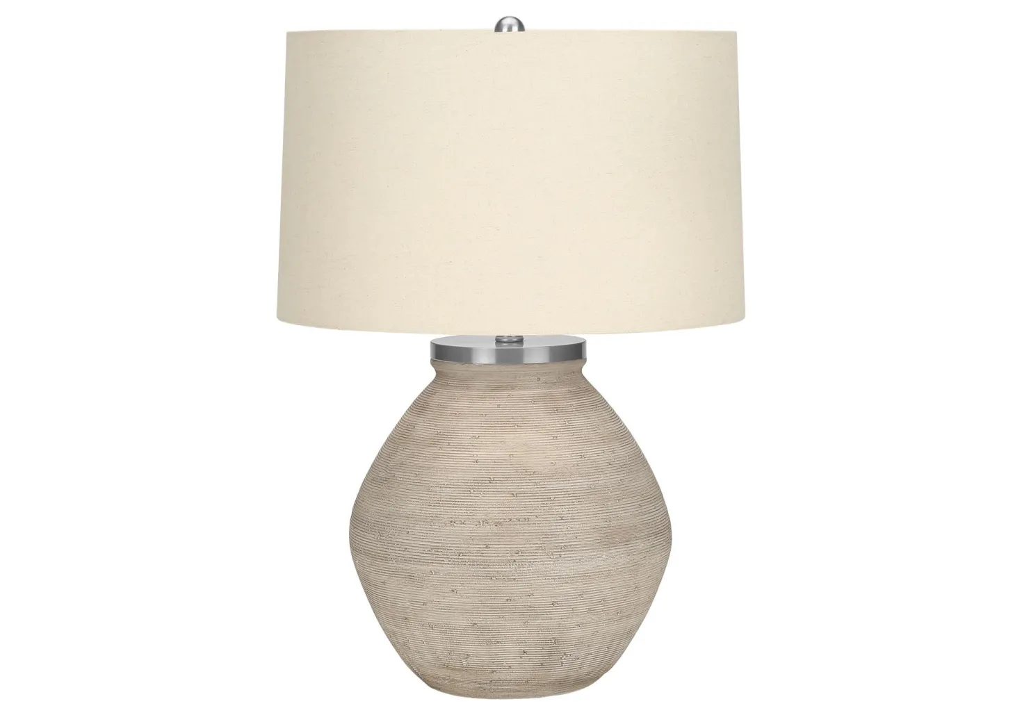 Lampe de table 25"H en béton