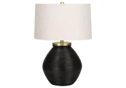 Lampe de table 25"H en béton