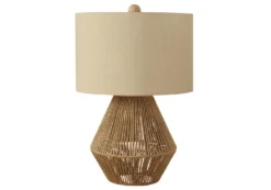 Lampe de table 22"H en corde
