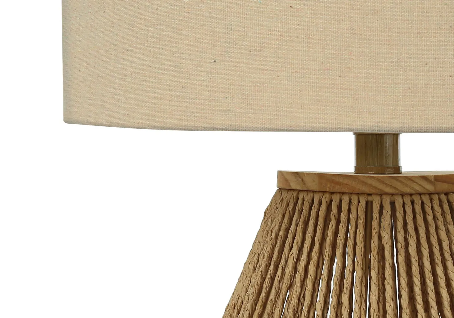 Lampe de table 22"H en corde