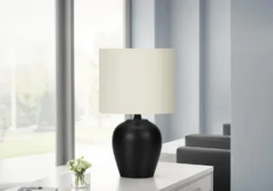 Lampe de table 17"H en céramique