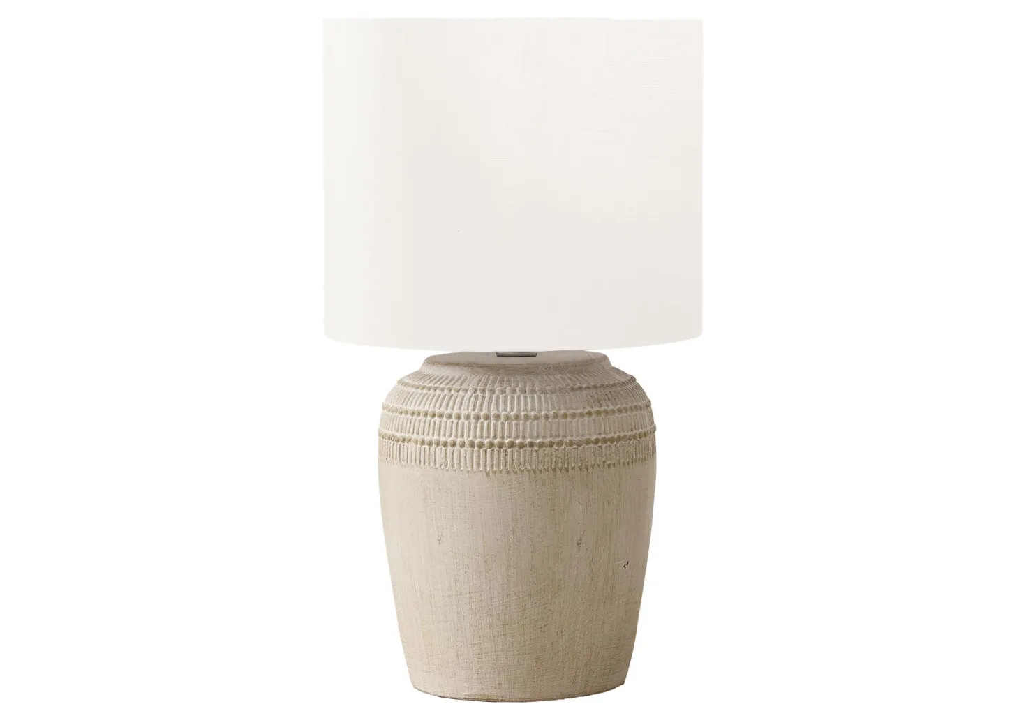 Lampe de table 17"H en céramique