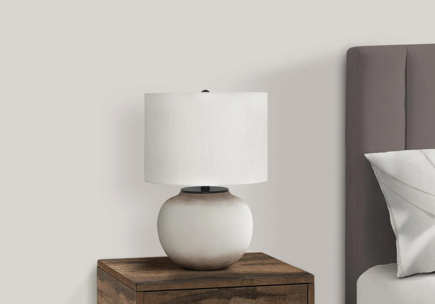 Lampe de table 21"H en céramique