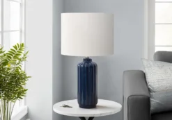 Lampe de table 23"H en céramique