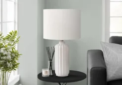 Lampe de table 23"H en céramique