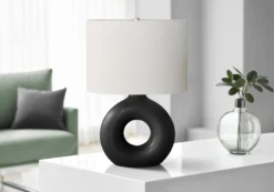 Lampe de table 24"H en céramique
