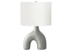 Lampe de table 25"H en céramique