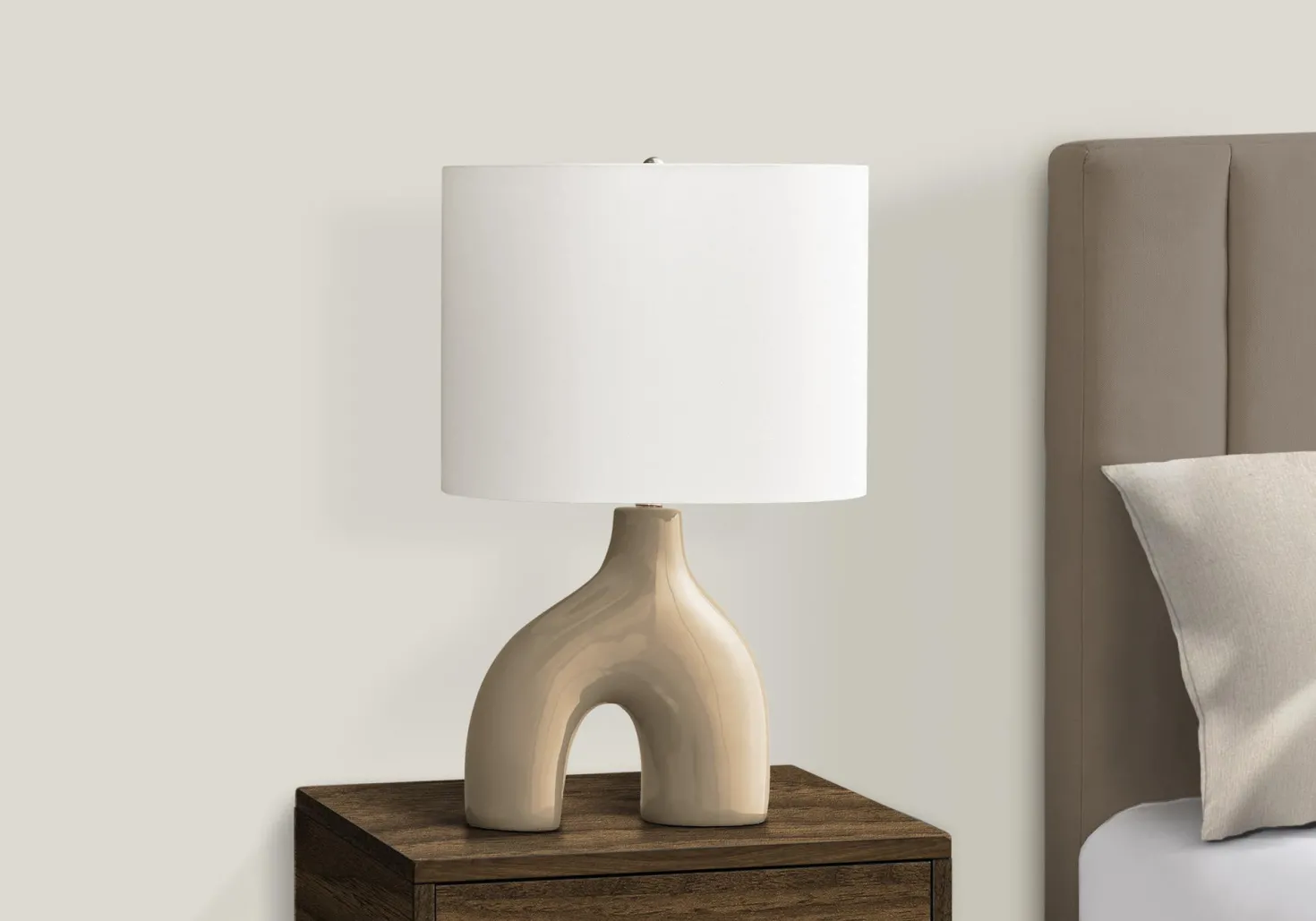 Lampe de table 25"H en céramique