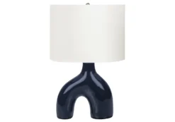 Lampe de table 25"H en céramique